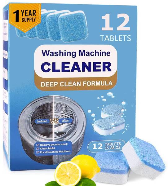 Xevin Washing Machine Cleaning Tablet Deep Cleaner Descaling Powder Tablets for Tub Dishwashing Detergent