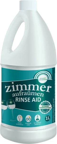 zimmer aufraumen Rinse Aid for Dishwasher Machine (1L) Dishwashing Detergent