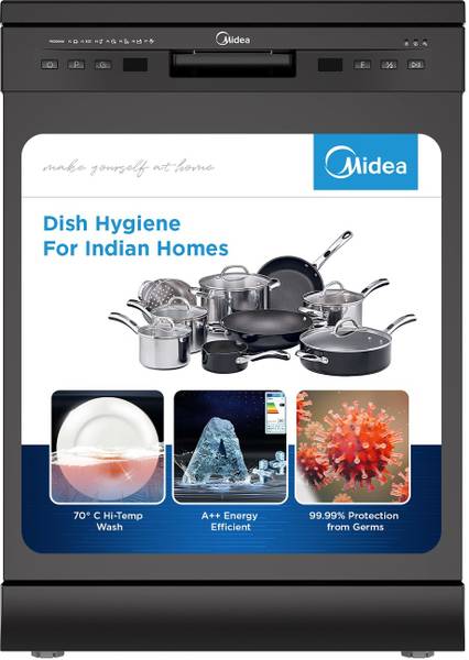Midea MDWPF1301F(B) Free Standing 13 Place Settings Dishwasher
