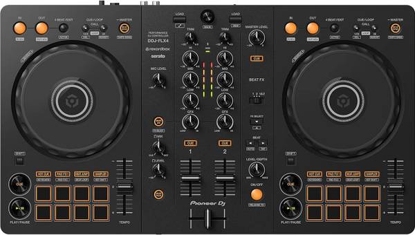 STE Pioneer DJ DDJ-FLX4 2-deck Rekordbox and Serato DJ Controller DJ Effects