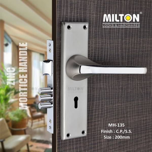 MILTON Zinc Alloy Glossy Handlesets