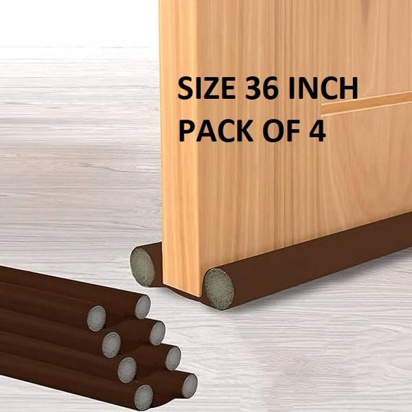 dust n shine Door closer 4 Multipurpose Door Draft Guard/Gap Sealer Bottom Sealing Strip for Insects Floor Mounted Door Stopper