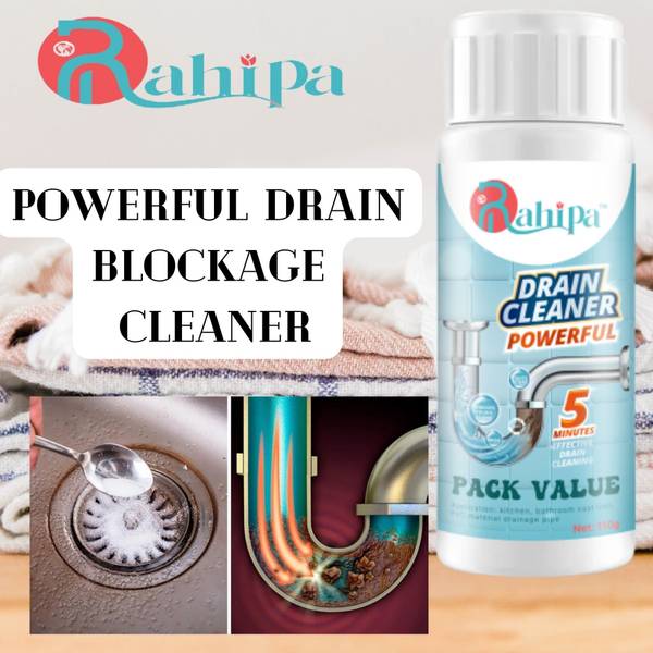 RAHIPA Drain Blockage Sink & Pipes Cleaner Powder & Clog Block Remover