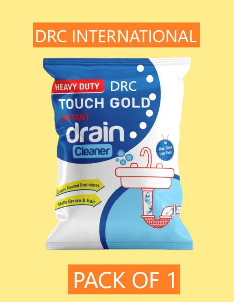 DRC_INTERNATIONAL Instant Drainage Block Remover Drain Cleaner Removes Clogs, Blockages in Sinks Powder Drain Opener