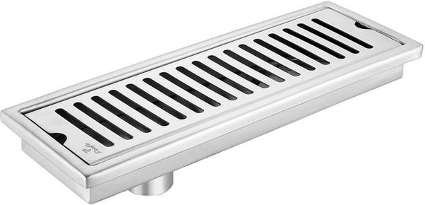 PIXAFLO Floor Stainless Steel Push Down Strainer