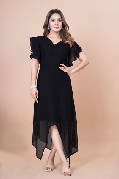 jignesh Women Bodycon Black Dress