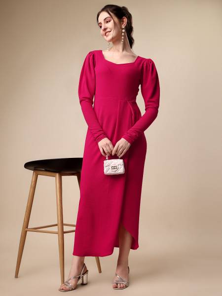 Sheetal Associates Women Bodycon Pink Dress