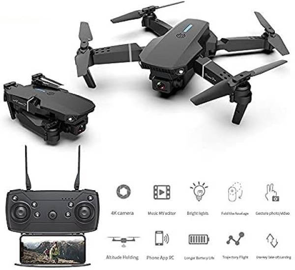 Razium Drone with WiFi Camera Remote Control Quadcopter with Gesture Selfie Flips Drone