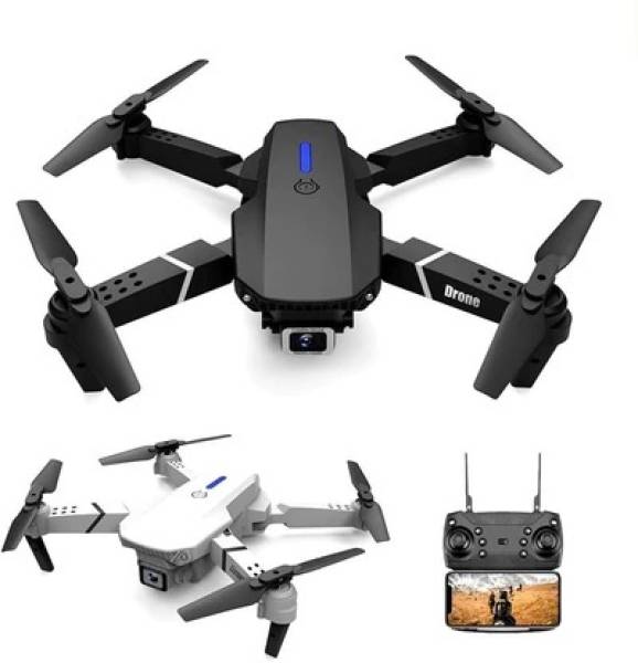 Squadron E88 Foldable Quadcopter | WiFi 480P FPV Dual Camera | Position Locking Drone Drone