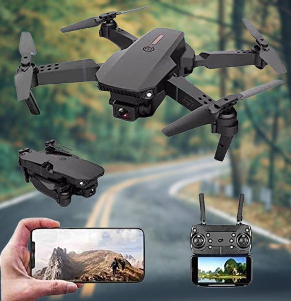 DRONEBOX E88 Drone HQ WiFi Duel Camera Remote Control Duel Smart Batteries Drone