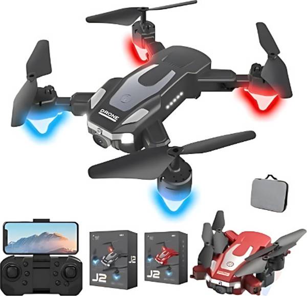 Fitpro J2 4K 480P Cheap Obstacle Avoidance Flying Camera Drone Remote Control RC Drone
