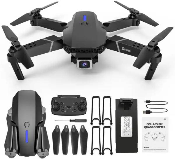 MASOORI FPV Drone with Camera 18mins Flight Time Brushless Foldable RC Drone Quadcopter Drone