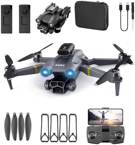 VK MART 360 Obstacle Avoidance FPV MAX M3 Drone Foldable Drone with 3 Camera 5G WIFI Drone