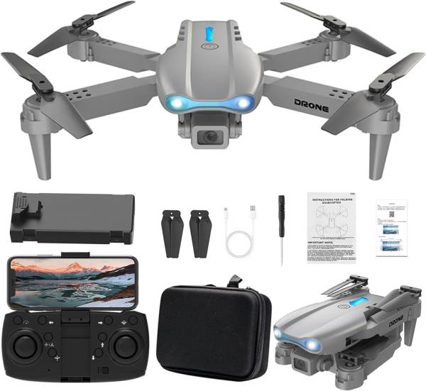 DigiClues E88 Drone Accessories 4K Camera Professional And GPS Long Range Prosumer Drone