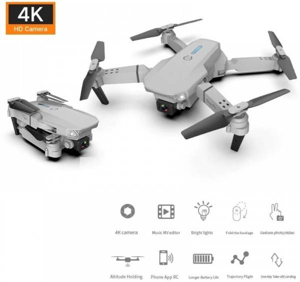 Kingvaliy Air CRAFT 4K WIFI Dual Caul Double battery Drone Camera for Photo, Video shoot Drone