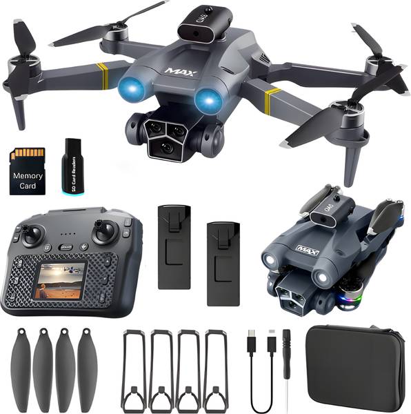 FitPro M3 Ultra Drone | FPV 4K Cam | Screen Remote | Stable Flight | GPS Mode Drone