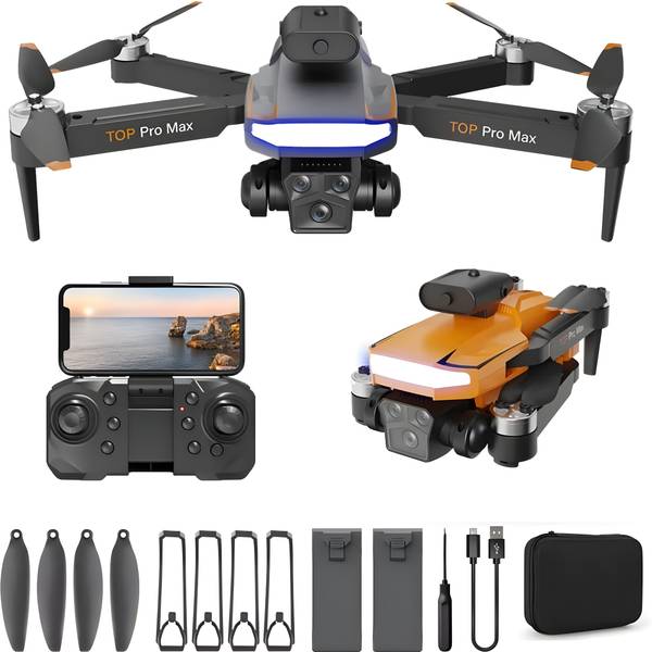 Ezerio P18 Pro Drone 4K Triple Camera Optical Flow Positioning Obstacle Avoidance Drone
