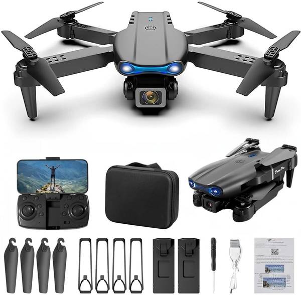 KARNA PLANET 4K HD Wide Angle Dual Camera FPV WIFI Remote Control K3 Drone