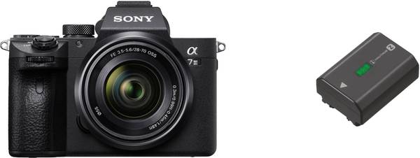 SONY Alpha 7M3K Mirrorless Camera Body with 28-70mm Zoom with Rechargeable Battery (FZ100)