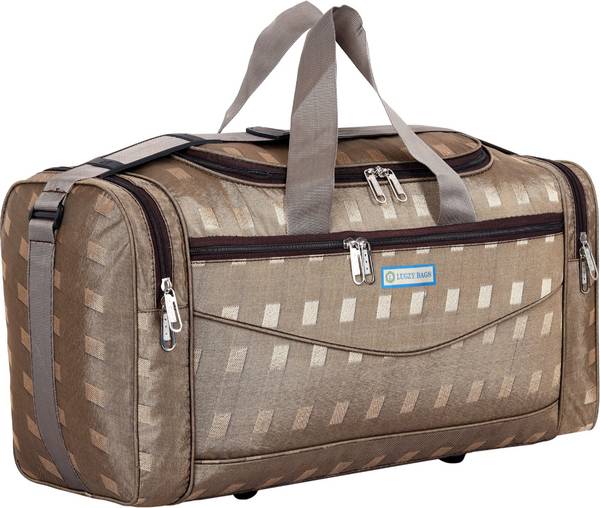 LUGZY (Expandable) AIR-Brown_19 Duffel With Wheels (Strolley)
