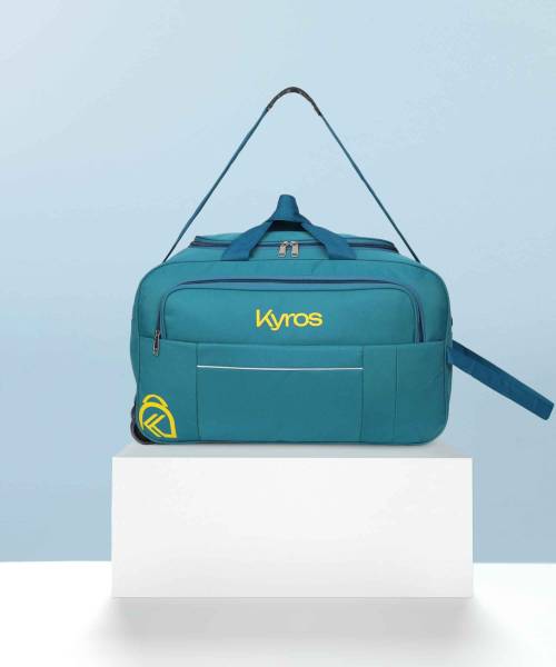 Kyros (Expandable) duffel bag with 3 wheels duffle bags duffle bags women bags men (Multicolor,70L) Duffel With Wheels (Strolley)