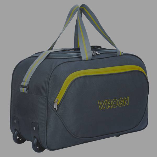 WROGN (Expandable) WHEEL DUFFLE Traveling Travel Duffel Waterproof Duffel With Wheels (Strolley)