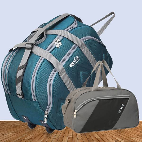 Blue Star Luggage (Expandable) WDB-1172 and DB-1150 Stylish Duffle Combo High-Quality Duffel With Wheels (Strolley)