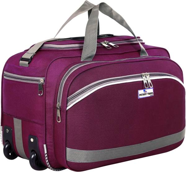 Trans (Expandable) INSTANT PLANNER DUFFLE BAG MEN WOMEN TRAVEL 22 INCH TRAVELLING BAG Duffel With Wheels (Strolley)