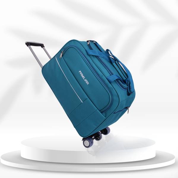 familiar (Expandable) FAM-5636 75L FDFL MULTICOLOR TROLLEY DUFFEL BAG LUGGAE & TRAVEL BAGS Duffel With Wheels (Strolley)
