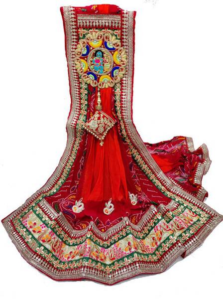 Ranisatiya Creation Georgette Embroidered Women Dupatta
