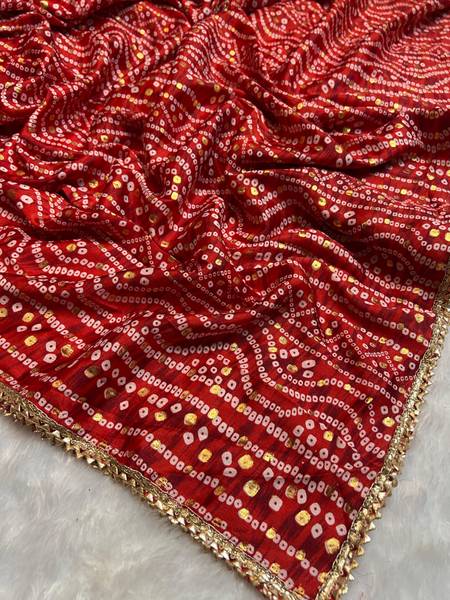 Nayerang Pure Silk Printed Women Dupatta