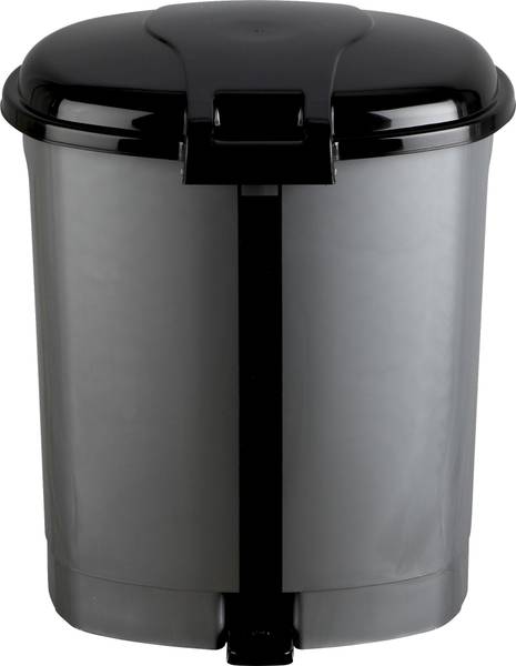 KOLORR Go clean 13 Litres Medium Size Pedal Dustbin/Waste Bin with Lid for Home,Kitchen Plastic Dustbin
