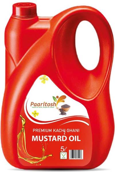 Paaritosh Kachi Ghani Mustard Oil 5 Litre Can Mustard Oil Can