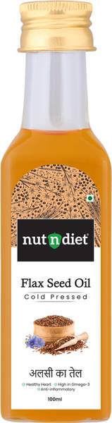 nutndiet Cold Pressed Flax Seed Oil Flaxseed Oil PET Bottle