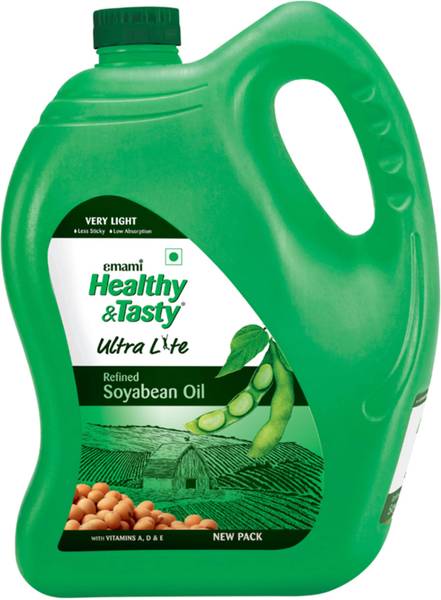 EMAMI Healthy & Tasty Ultra Lite Refined Soyabean Oil Jar