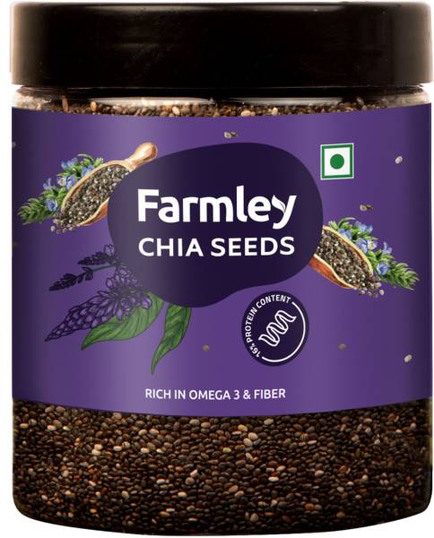 Farmley Premium Natural Chia Seeds 300g | High In Protein & Fiber Chia Seeds