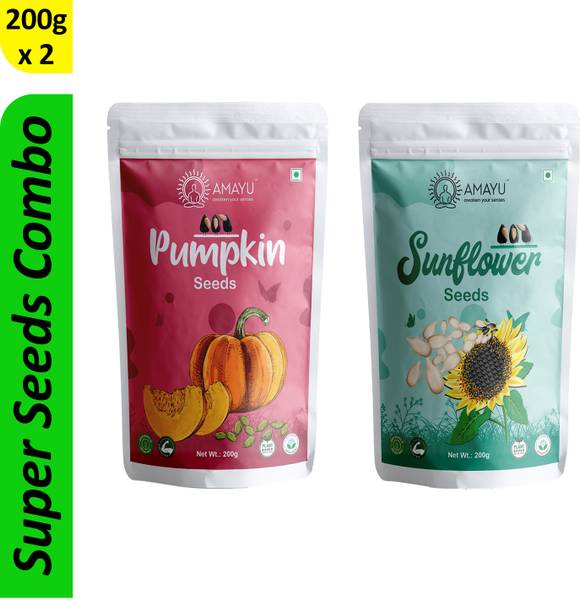AMAYU Raw Pumpkin Seeds, Sunflower Seeds for Eating Pumpkin Seeds