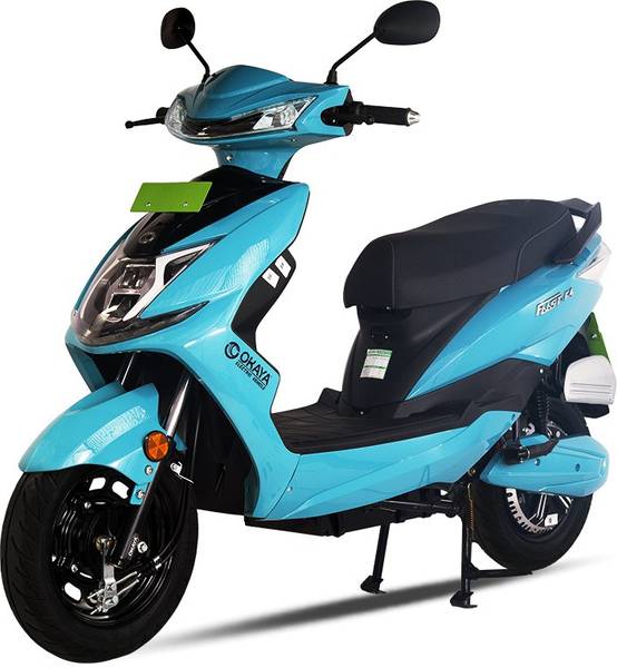 OKAYA FAAST F4 Booking for Ex-showroom Price (Portable Charger, Metallic Cyan)