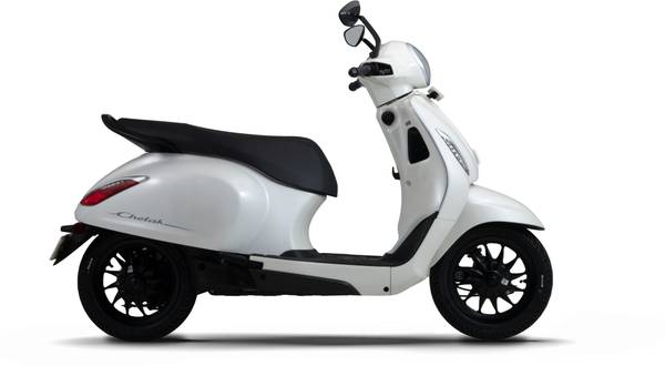Chetak 3503 Electric Scooter by Bajaj Auto Booking for Ex-Showroom Price (with Portable Charger, Classic White)