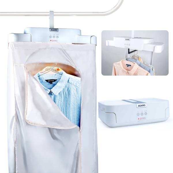 AGARO Regal Portable Clothes Dryer, Automatic Clothes Warmer Machine with Hanger Electric Cloth Dryer