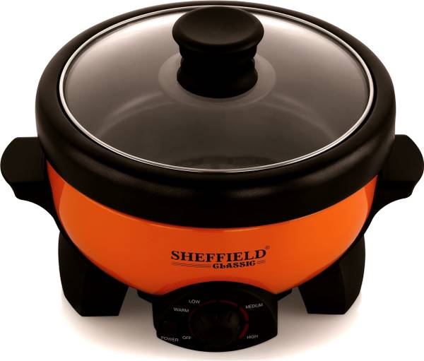 Sheffield Classic Multicook | Multipurpose electric Travel cooker, 1 Litre Rice Cooker, Food Steamer