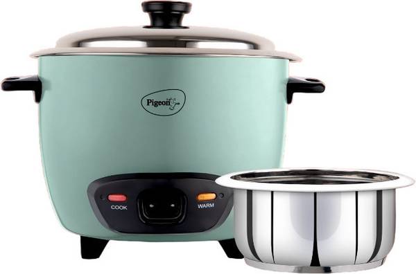 Pigeon Inox Stainleess Steel Automatic Electric Rice Cooker