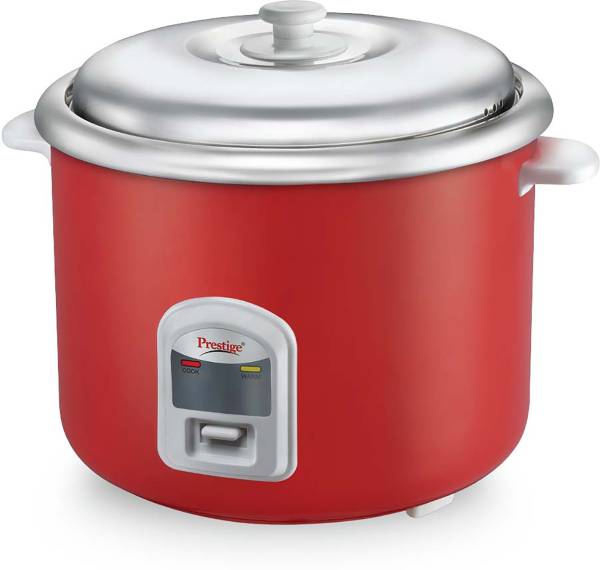 Prestige Delight Cute 2.8 SS 1000W Electric Rice Cooker with Steaming Feature