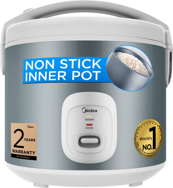 Midea MB-YJ5030W Electric Rice Cooker with Steaming Feature