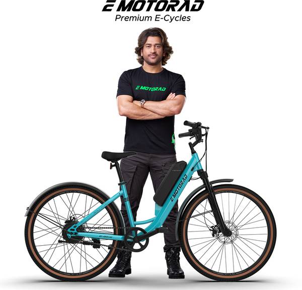 EMotorad ST-X Unisex City Cycle with 7.65Ah Li-Ion Removable Battery | Cluster C2 Display 28 inches Single Speed Lithium-ion (Li-ion) Electric Cycle