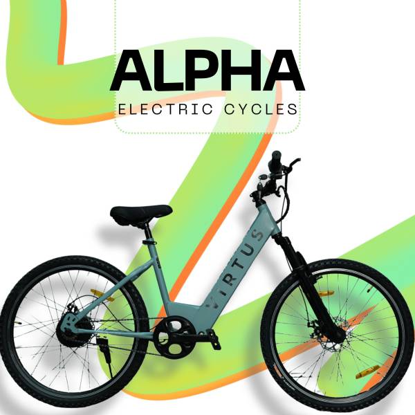 Virtus Motors ALPHA A 26 inches Single Speed Lithium-ion (Li-ion) Electric Cycle