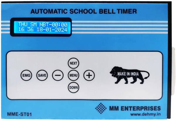MME AUTOMATIC SCHOOL BELL MANAGEMENT SYSTEM Wired Door Chime
