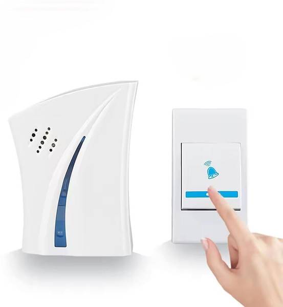 PEACORA Wireless Doorbell Over 100 Ft. Range Chime LED Flash Cordless Calling (32 Rings) Wireless Door Chime