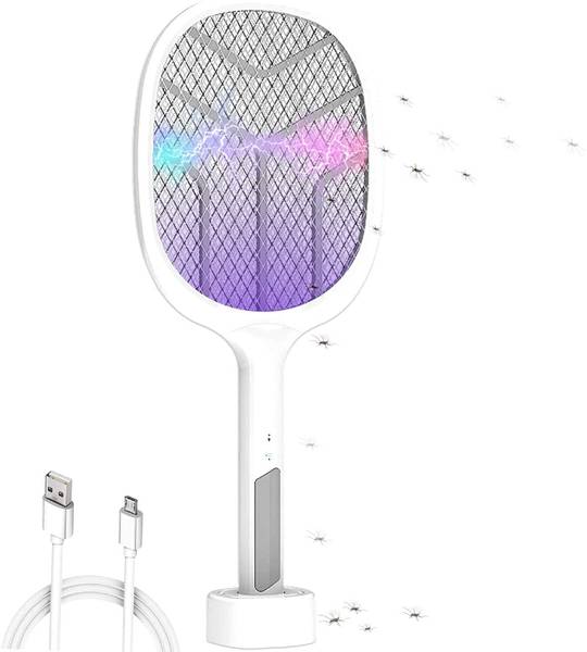 DK DEALS Rechargeable Electric Mosquito Killer Racket | Handheld Fly Swatter Electric Insect Killer Indoor, Outdoor