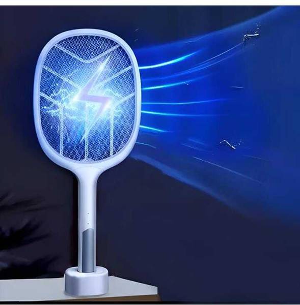 Kartona 4200V Anti-Mosquito Racket / Rechargeable Insect Killer Bat / With LED Light Electric Insect Killer Indoor, Outdoor